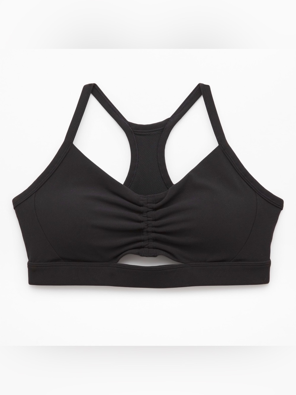NWT Athleta Vital Cinch Black Bra Sz Medium D-DD Cups